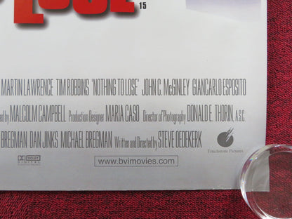 NOTHING TO LOSE UK QUAD (30"x 40") ROLLED POSTER TIM ROBBINS M. LAWRENCE 1997 Rendezvous Cinema Movie posters