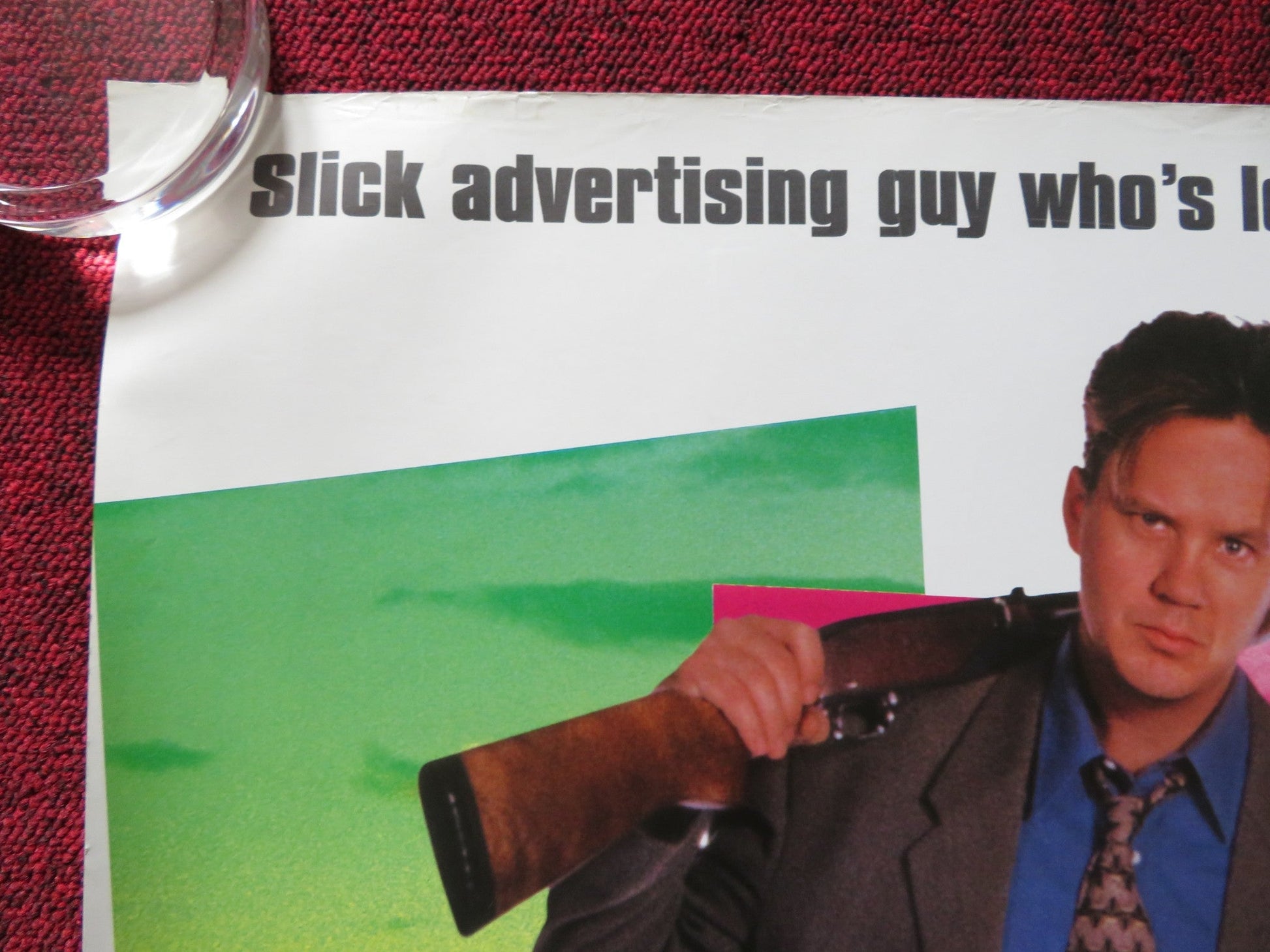 NOTHING TO LOSE UK QUAD (30"x 40") ROLLED POSTER TIM ROBBINS M. LAWRENCE 1997 Rendezvous Cinema Movie posters