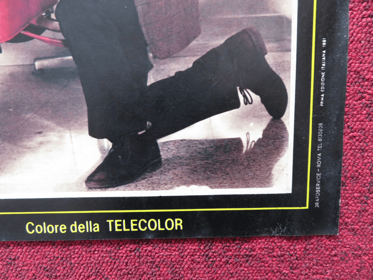 NOTTURNO - B ITALIAN FOTOBUSTA POSTER TONY MUSANTE CLAUDIO CASSINELLI 1981 Rendezvous Cinema Movie posters