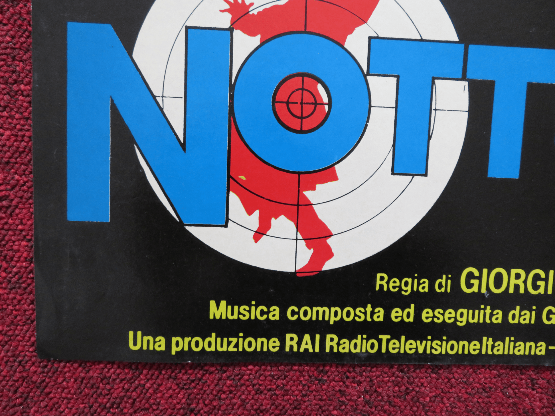 NOTTURNO - B ITALIAN FOTOBUSTA POSTER TONY MUSANTE CLAUDIO CASSINELLI 1981 Rendezvous Cinema Movie posters