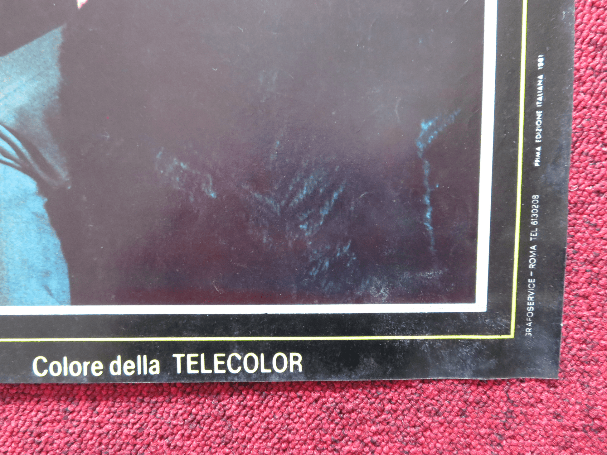 NOTTURNO - C ITALIAN FOTOBUSTA POSTER TONY MUSANTE CLAUDIO CASSINELLI 1981 Rendezvous Cinema Movie posters