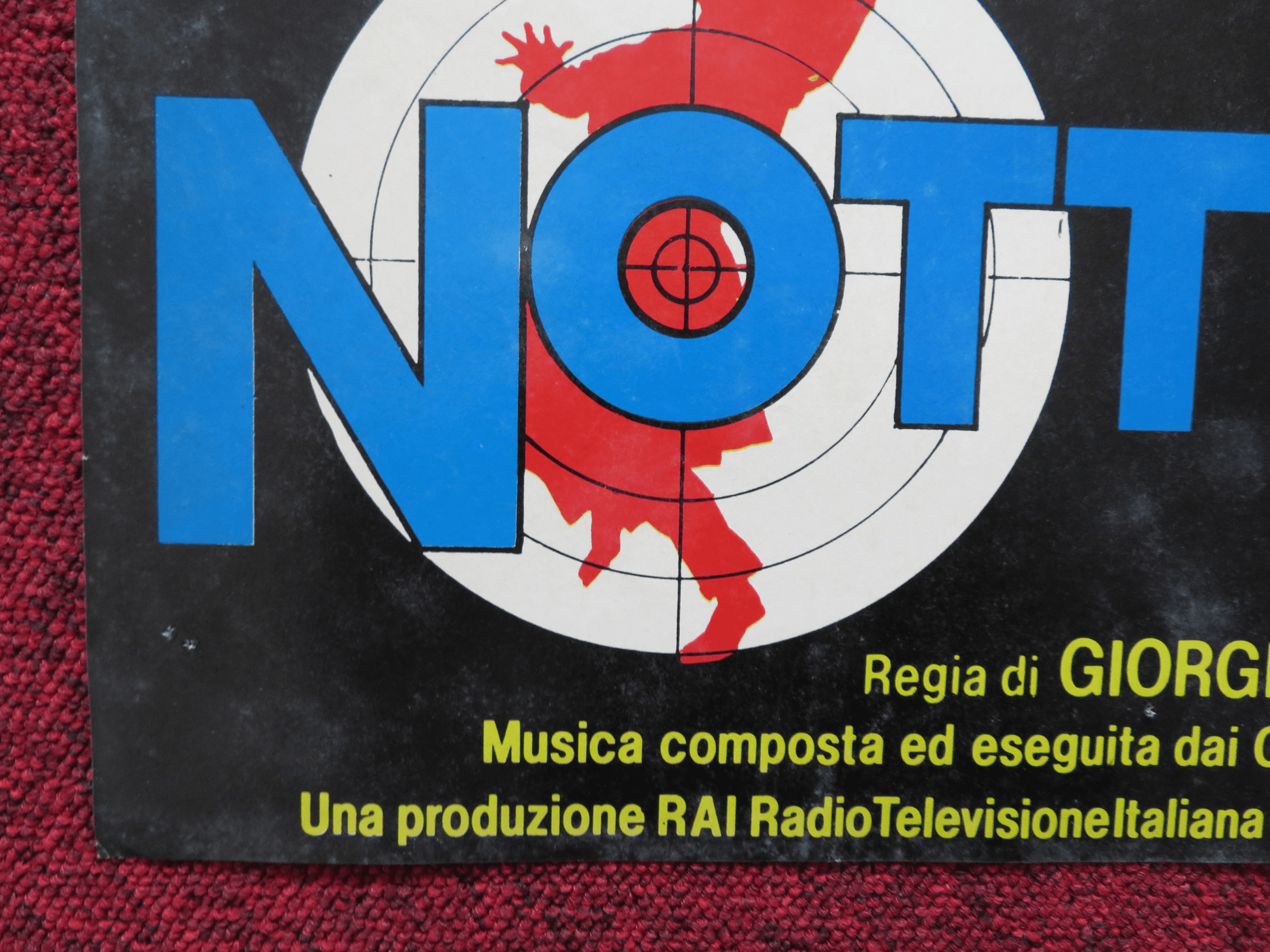 NOTTURNO - D ITALIAN FOTOBUSTA POSTER TONY MUSANTE CLAUDIO CASSINELLI 1981 Rendezvous Cinema Movie posters