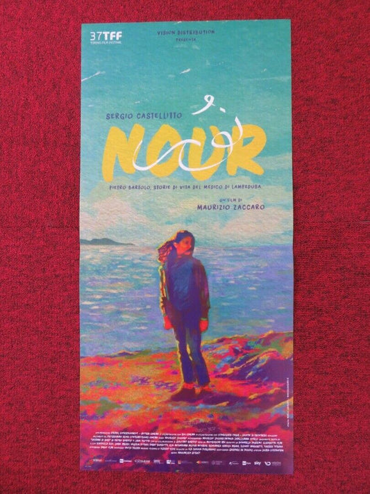 NOUR ITALIAN LOCANDINA (26.5"x12.5") POSTER SERGIO CASTELLITTO GUGLIELMO 2019 Rendezvous Cinema Movie posters