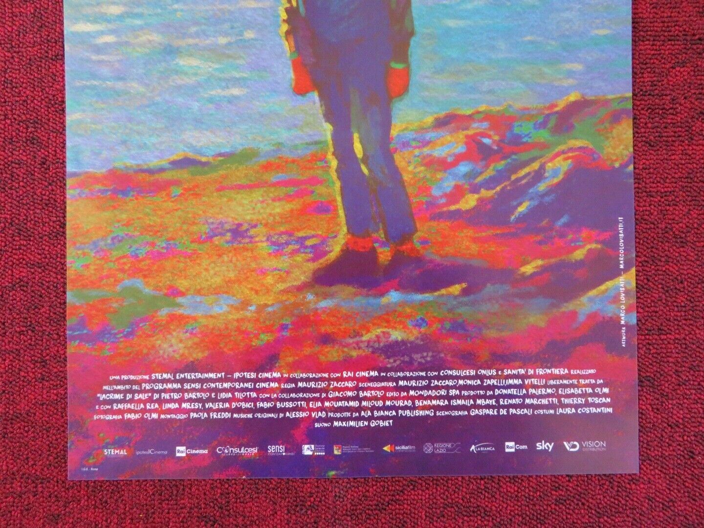 NOUR ITALIAN LOCANDINA (26.5"x12.5") POSTER SERGIO CASTELLITTO GUGLIELMO 2019 Rendezvous Cinema Movie posters