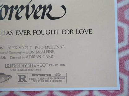 NOW AND FOREVER US ONE SHEET POSTER CHERYL LADD ROBERT COLEBY 1983 Movie posters