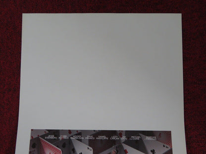 NOW YOU SEE ME 2 ITALIAN LOCANDINA (27.5"x13") POSTER DANIEL RADCLIFFE 2016 Movie posters