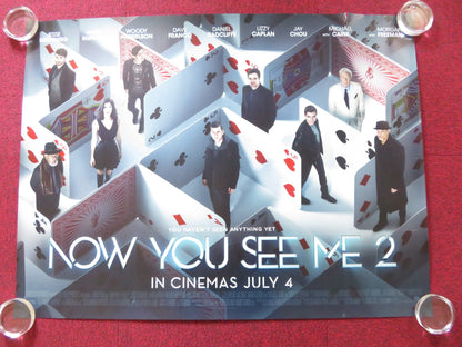 NOW YOU SEE ME 2 UK QUAD (30"x 40") ROLLED POSTER JESSE EISENBERG RUFFALO 2016 Rendezvous Cinema Movie posters