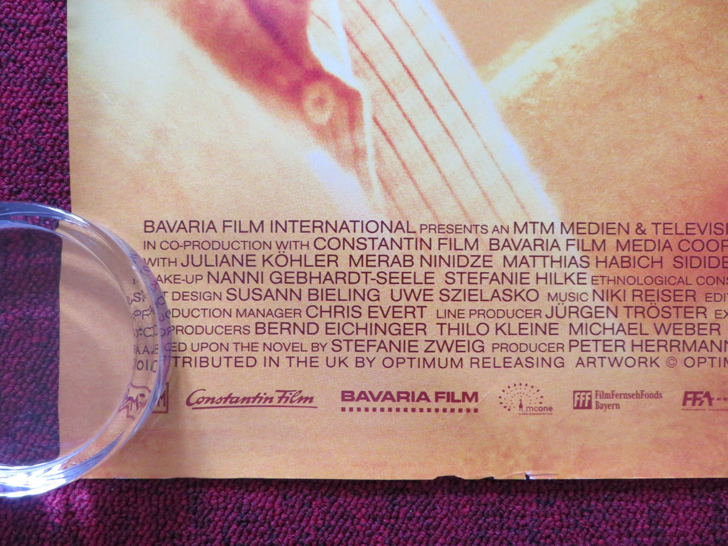 NOWHERE IN AFRICA UK QUAD (30"x 40") ROLLED POSTER JULIANE KOHLER 2001 Rendezvous Cinema Movie posters