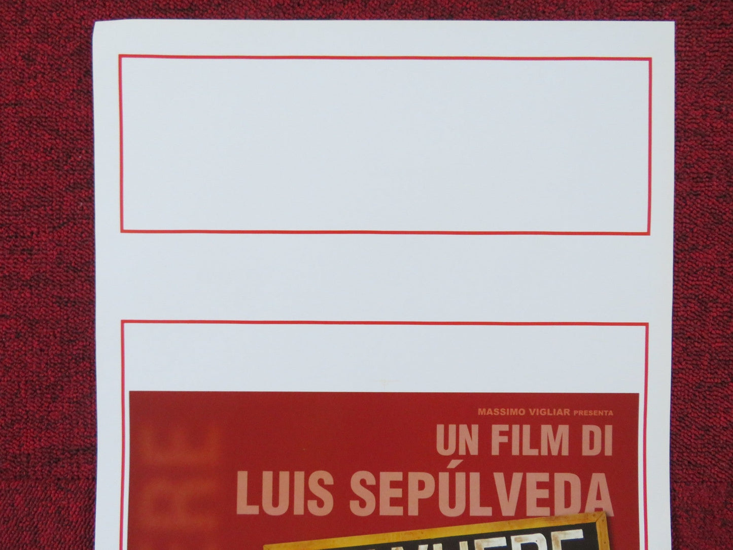 NOWHERE ITALIAN LOCANDINA POSTER HARVEY KEITEL JORGE PERUGORRIA 2002 Rendezvous Cinema Movie posters