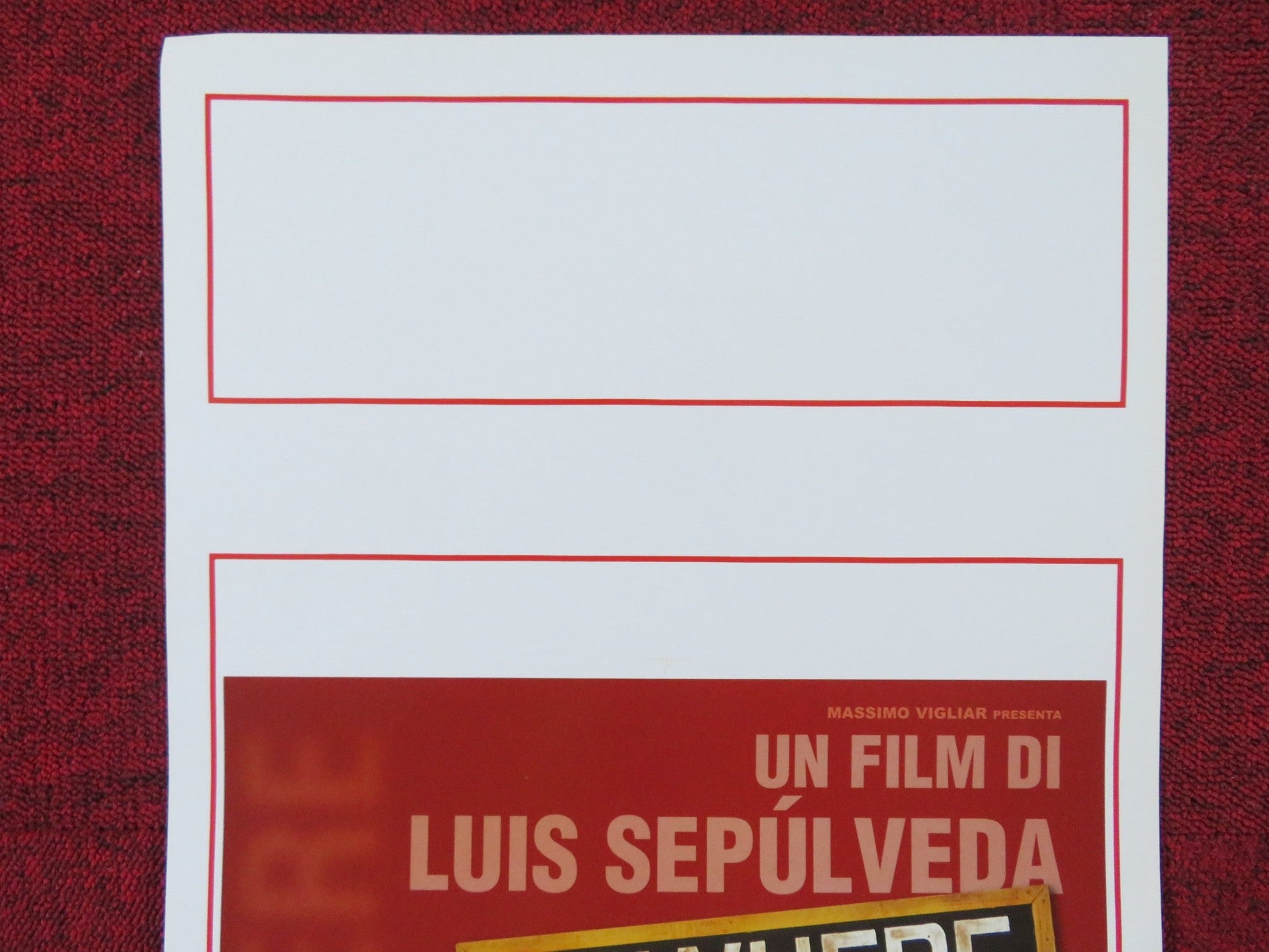 NOWHERE ITALIAN LOCANDINA POSTER HARVEY KEITEL JORGE PERUGORRIA 2002 Rendezvous Cinema Movie posters