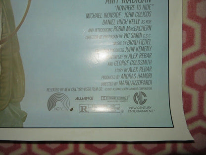 NOWHERE TO HIDE US ONE SHEET ROLLED POSTER AMY MADIGAN 1987 Movie posters