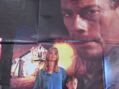 NOWHERE TO RUN UK ORIGINAL QUAD POSTER VAN DAMME ROSANNA ARQUETTE ACTION RARE - Rendezvous Cinema