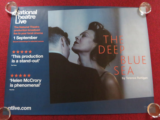 NTL: THE DEEP BLUE SEA UK QUAD (30"x 40") ROLLED POSTER HELEN MCCRORY 2016 Rendezvous Cinema Movie posters
