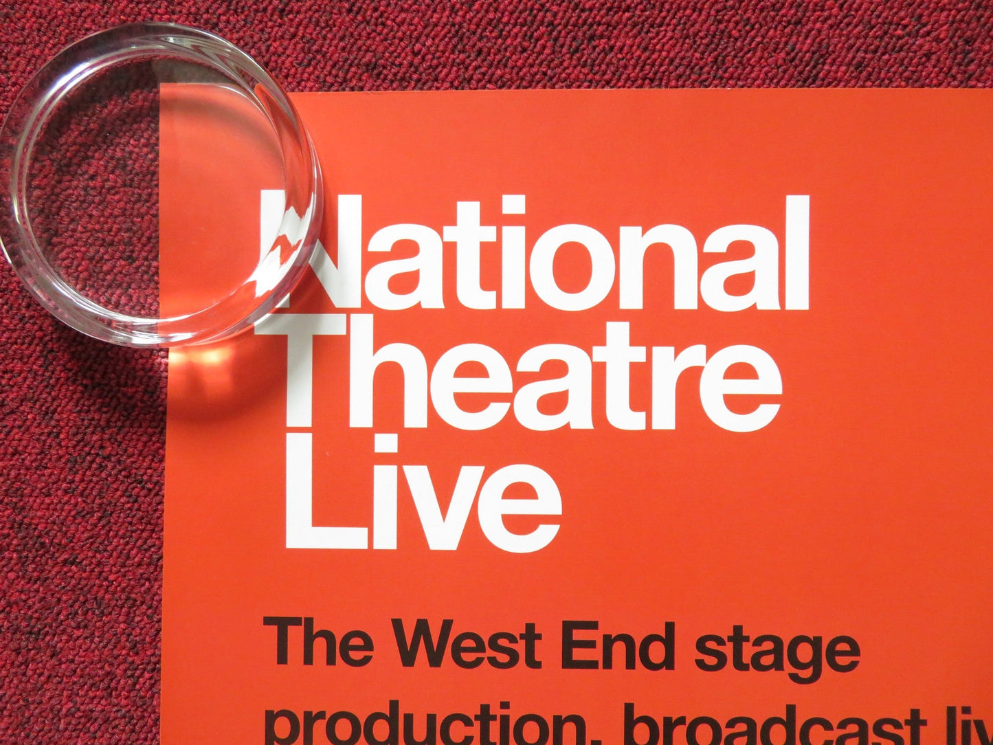 NTL: WHO'S AFRAID OF VIRGINIA WOOLF UK QUAD (30"x 40") ROLLED POSTER 2017 Rendezvous Cinema Movie posters