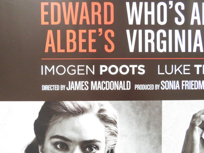 NTL: WHO'S AFRAID OF VIRGINIA WOOLF UK QUAD (30"x 40") ROLLED POSTER 2017 Rendezvous Cinema Movie posters