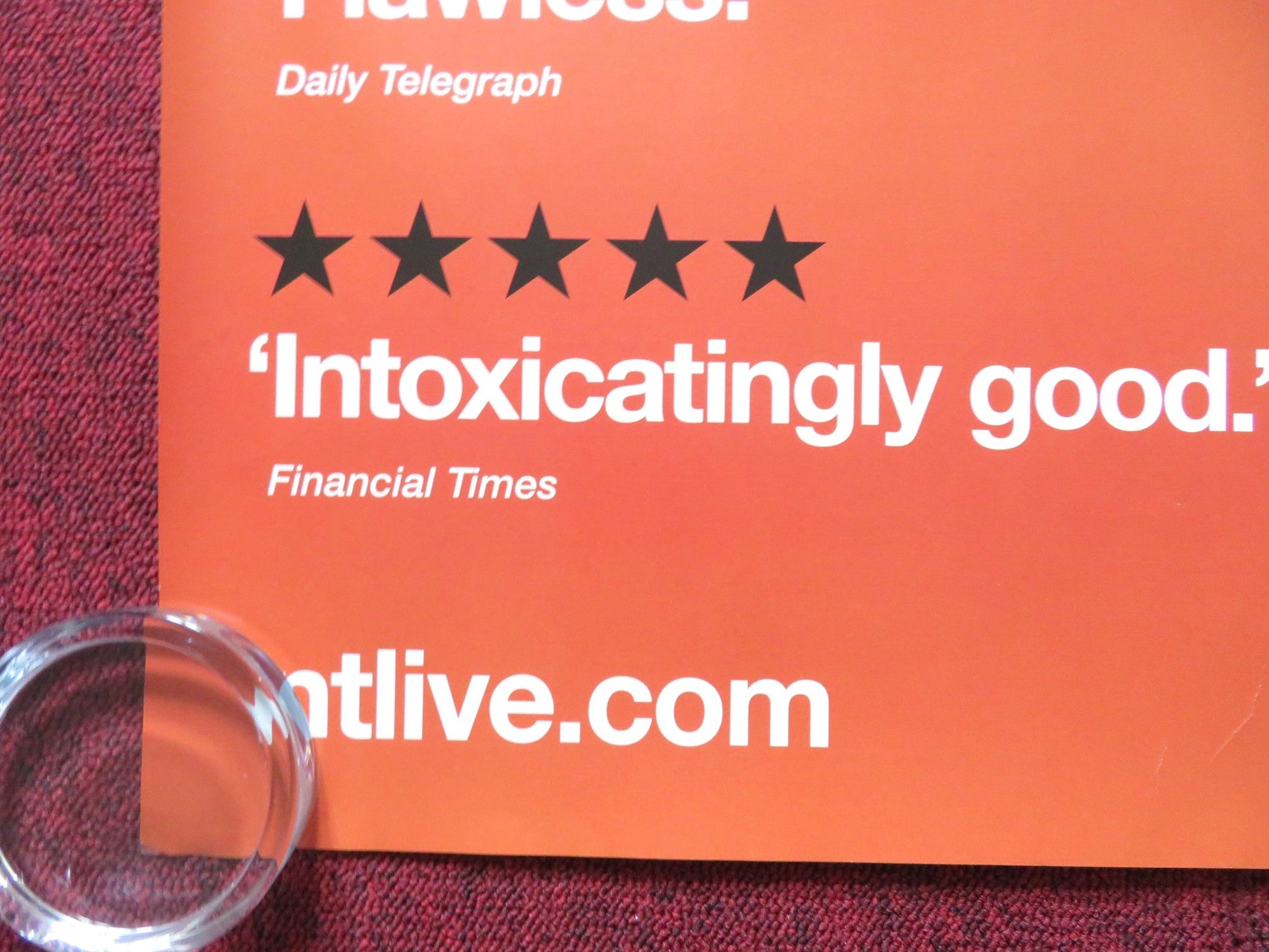 NTL: WHO'S AFRAID OF VIRGINIA WOOLF UK QUAD (30"x 40") ROLLED POSTER 2017 Rendezvous Cinema Movie posters