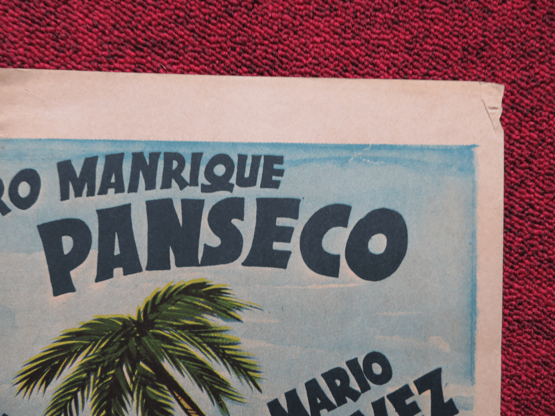 NUESTROS BUENOS VECINOS DE YUCATAN FOLDED MEXICAN POSTER DANIEL CHINO 1967 Rendezvous Cinema Movie posters