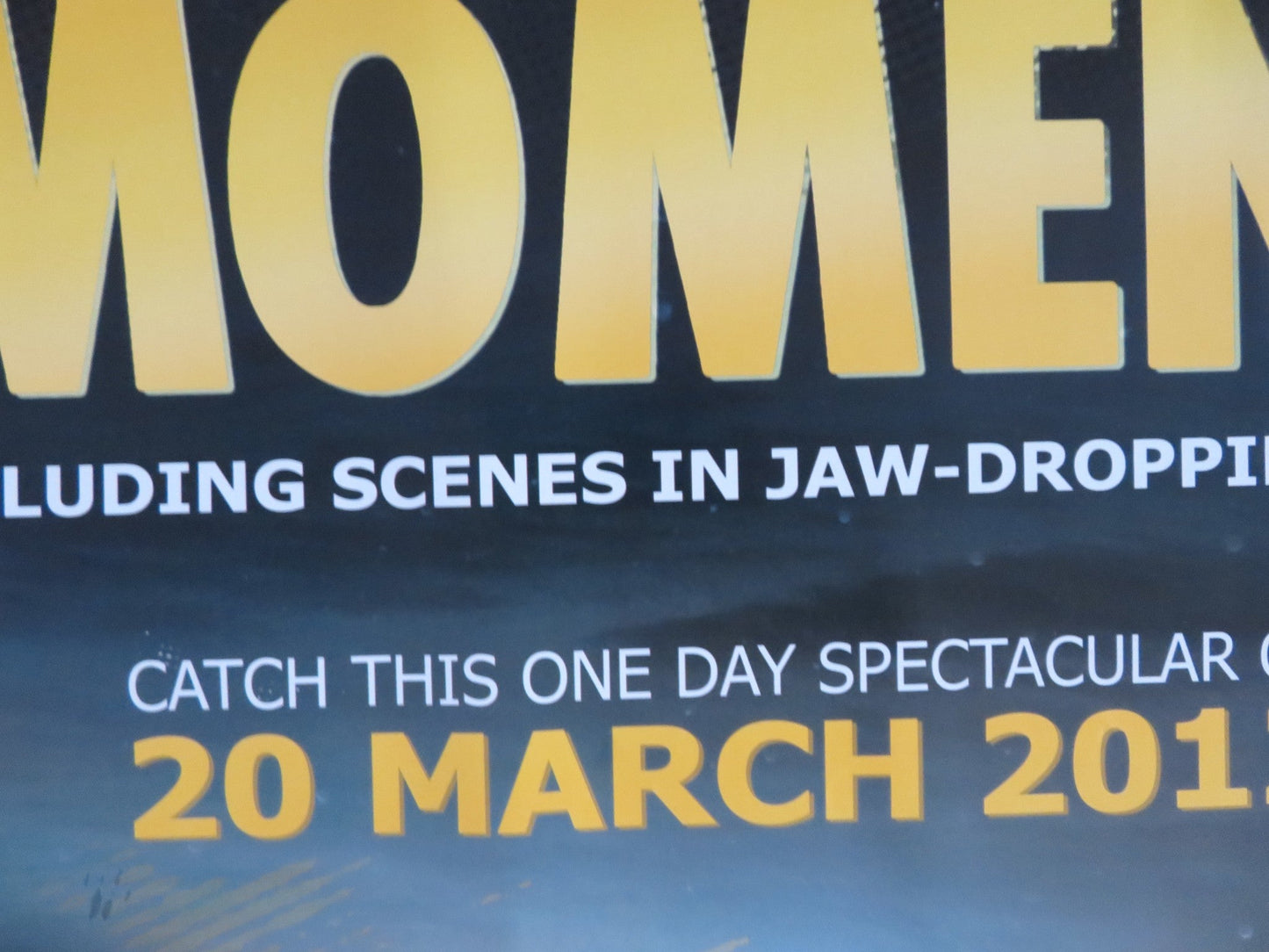 NUIT DE LA GLISSE AT THE VERY LAST MOMENT UK QUAD (30"x 40") ROLLED POSTER 2012 Rendezvous Cinema Movie posters