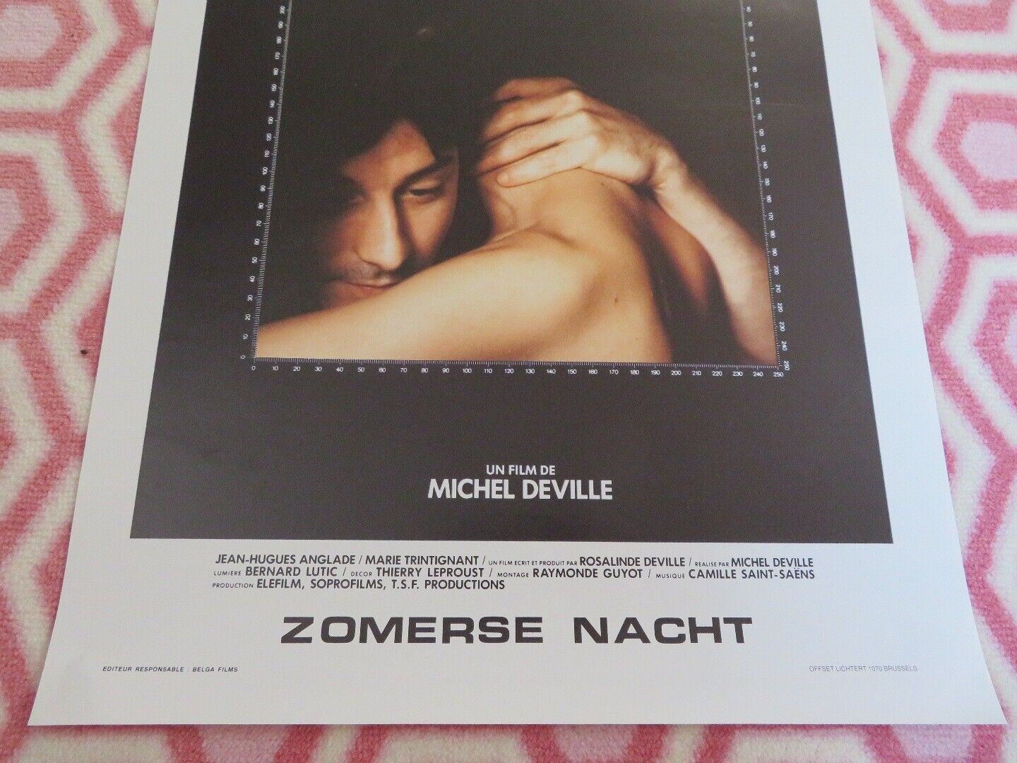 NUIT D'ETE EN VILLE / Summer Night in Town BELGIUM (21.5"x14") POSTER 1990 Movie posters