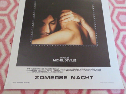 NUIT D'ETE EN VILLE / Summer Night in Town BELGIUM (21.5"x14") POSTER 1990 Movie posters