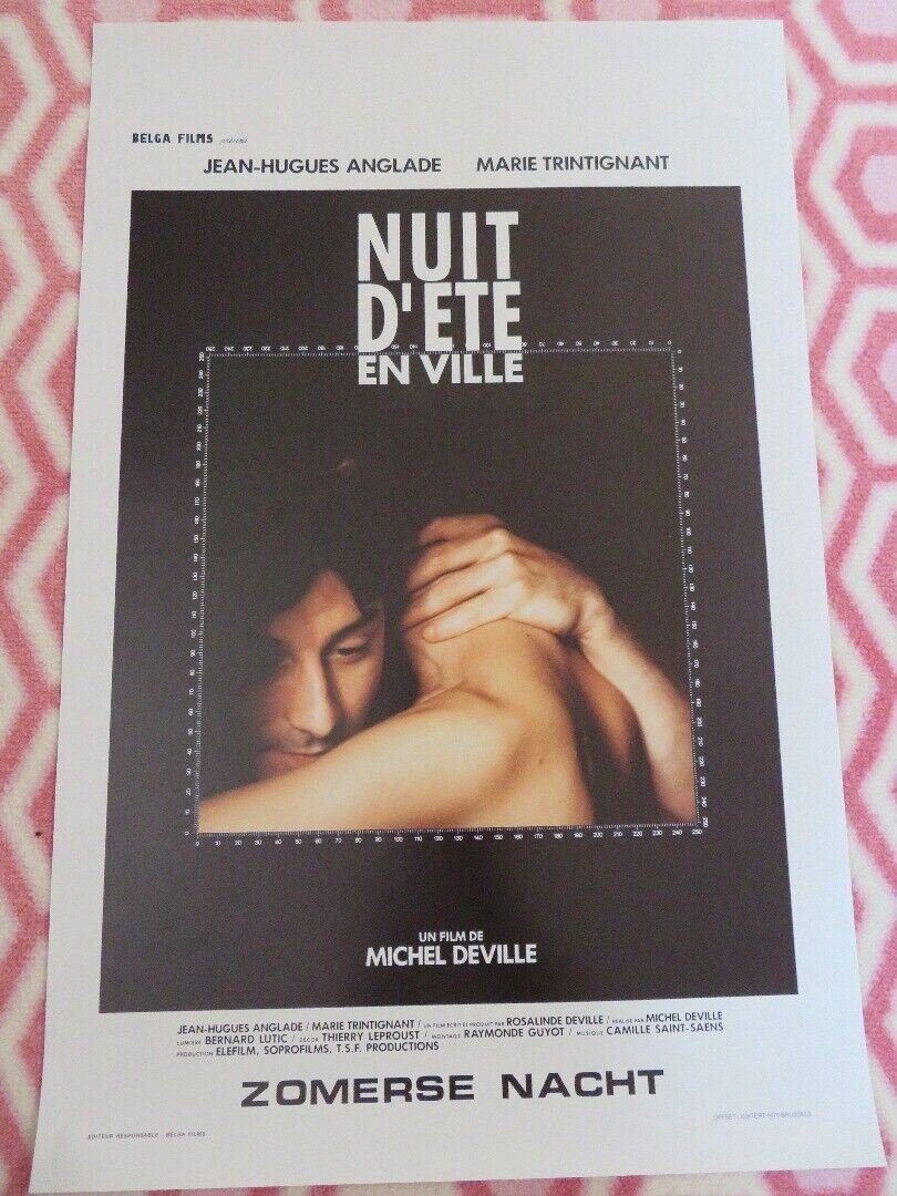 NUIT D'ETE EN VILLE / Summer Night in Town BELGIUM (21.5"x14") POSTER 1990 Movie posters