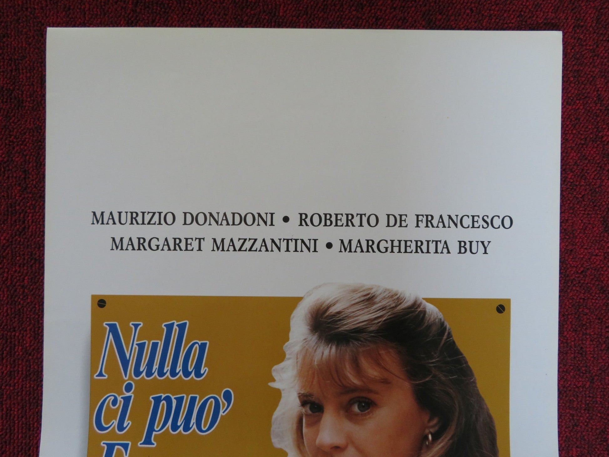 NULLA CI PUO FERMARE ITALIAN LOCANDINA POSTER RICCARDO DONADONI 1989 Rendezvous Cinema Movie posters