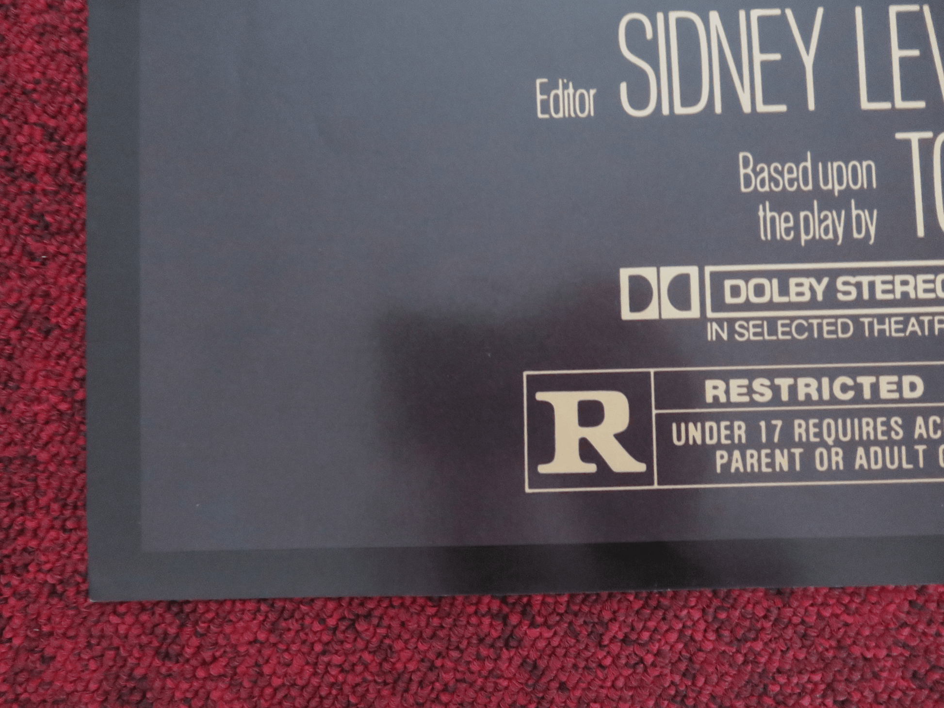 NUTS FOLDED US ONE SHEET POSTER BARBRA STREISAND RICHARD DREYFUSS 1987 Rendezvous Cinema Movie posters