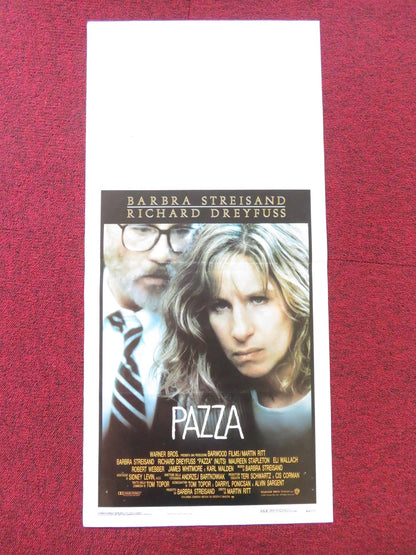 NUTS ITALIAN LOCANDINA POSTER BARBRA STREISAND RICHARD DREYFUSS 1987 Rendezvous Cinema Movie posters