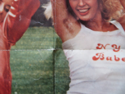 N.Y. BABES FOLDED US ONE SHEET POSTER GLORIA LEONARD MARLENE WILLOUGHBY 1982 Rendezvous Cinema Movie posters