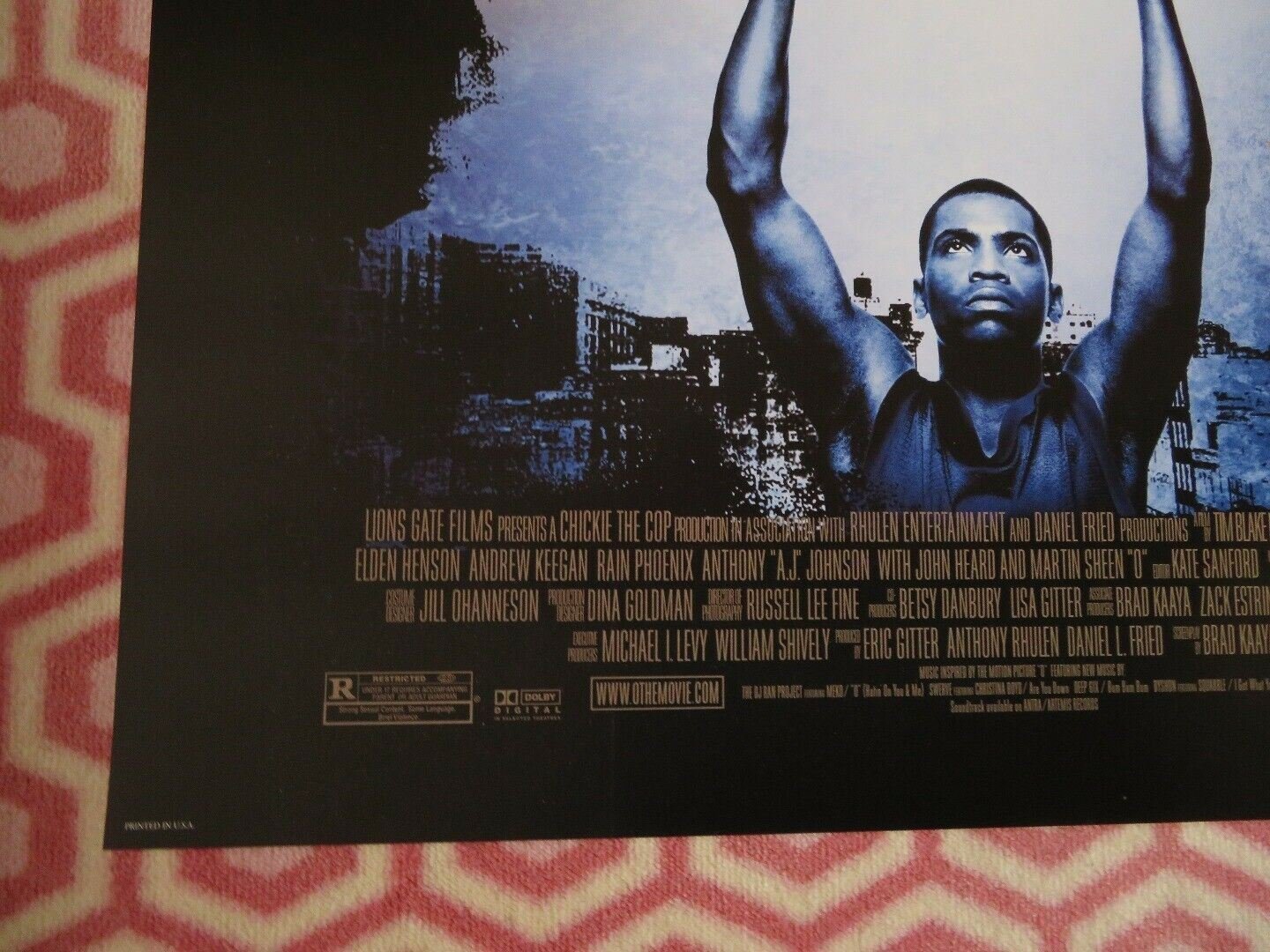 O (OTHELLO) US ONE SHEET ROLLED POSTER MEKHI PHIFER JOSH HARTNETT 2001 Movie posters