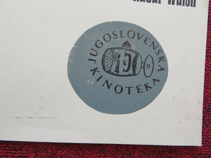 OBRACUN U PODZEMLIU / The Roaring Twenties YUGOSLAVIAN (16.5"x 22") POSTER 1939 Movie posters