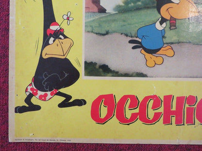 OCCHIO ALLA PENNA/ EYE TO THE PEN - A ITALIAN FOTOBUSTA POSTER LOONEY TUNES - Rendezvous Cinema