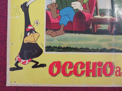 OCCHIO ALLA PENNA/ EYE TO THE PEN - B ITALIAN FOTOBUSTA POSTER LOONEY TUNES - Rendezvous Cinema