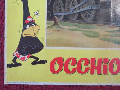 OCCHIO ALLA PENNA/ EYE TO THE PEN - C ITALIAN FOTOBUSTA POSTER LOONEY TUNES - Rendezvous Cinema