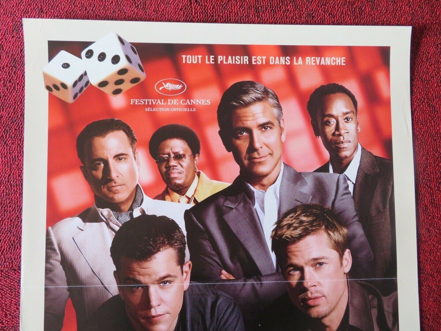 OCEAN'S 13 FRENCH (15"x 21") POSTER GEORGE CLOONEY BRAD PITT 2007 - Rendezvous Cinema