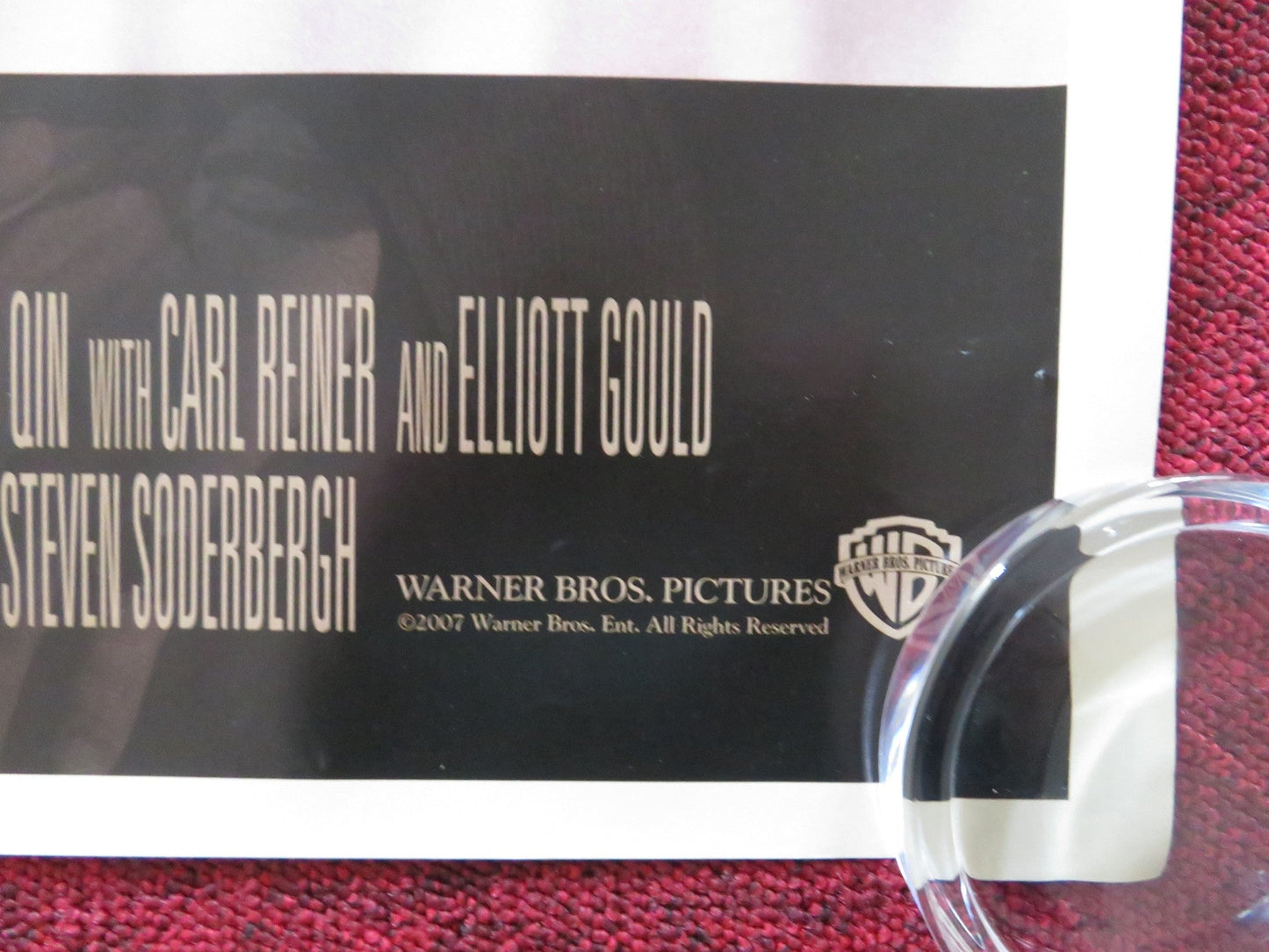 OCEAN'S THIRTEEN UK QUAD (30"x 40") ROLLED POSTER GEORGE CLOONEY BRAD PITT 2007 Rendezvous Cinema Movie posters