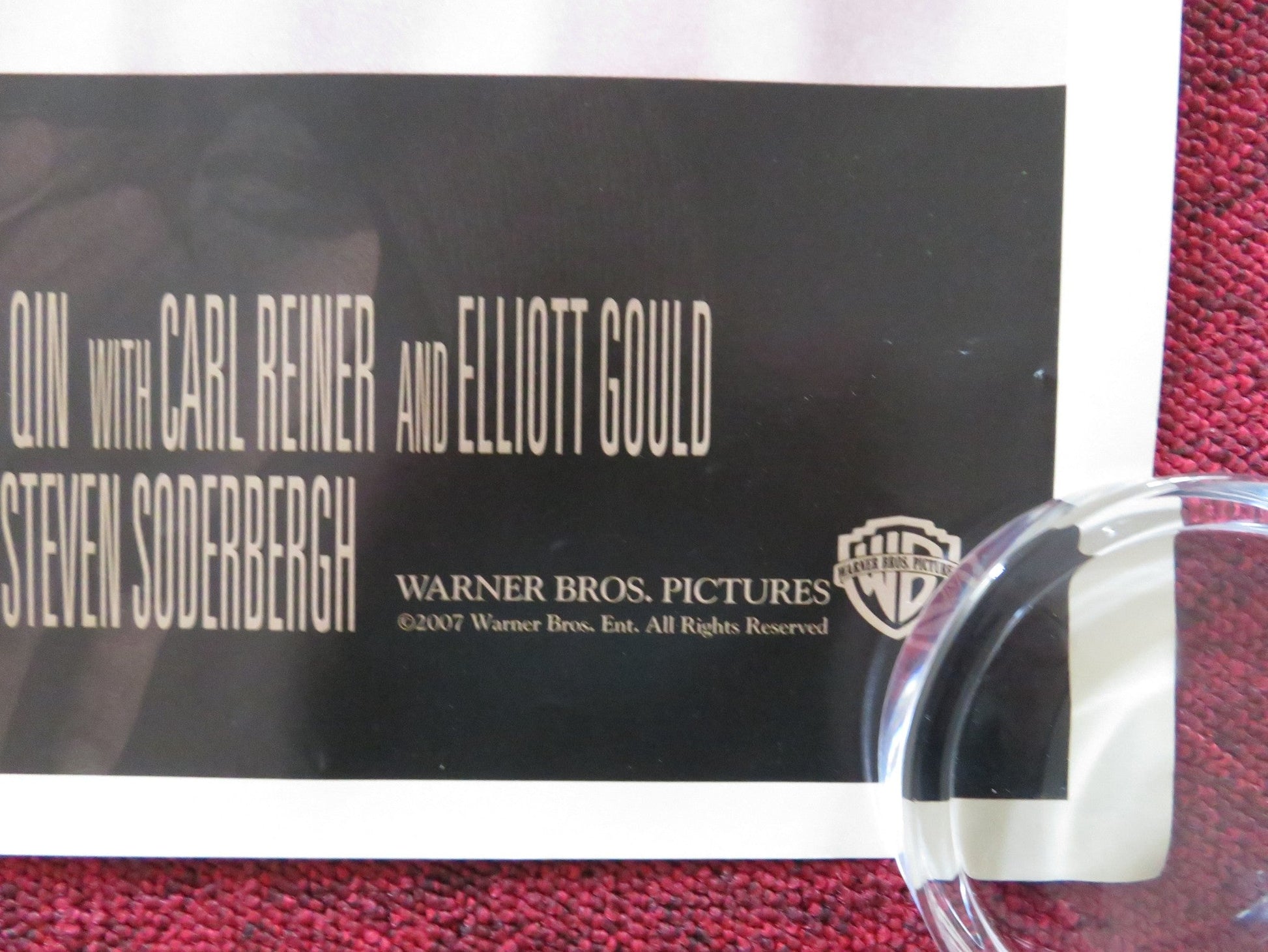 OCEAN'S THIRTEEN UK QUAD (30"x 40") ROLLED POSTER GEORGE CLOONEY BRAD PITT 2007 Rendezvous Cinema Movie posters