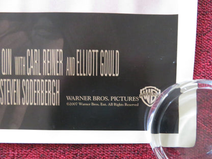 OCEAN'S THIRTEEN UK QUAD (30"x 40") ROLLED POSTER GEORGE CLOONEY BRAD PITT 2007 Rendezvous Cinema Movie posters