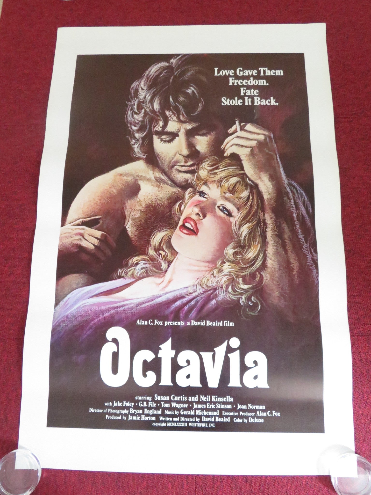 OCTAVIA US ONE SHEET ROLLED POSTER SUSAN CURTIS NEIL KINSELLA 1982 Rendezvous Cinema Movie posters