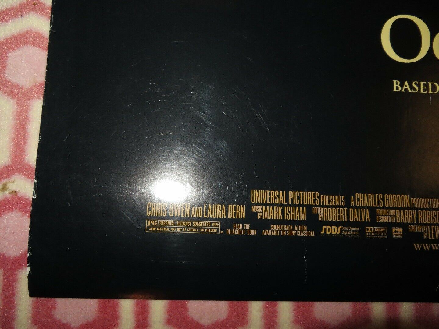 OCTOBER SKY US ONE SHEET ROLLED POSTER JAKE GYLLENHALL CHRIS COOPER Movie posters