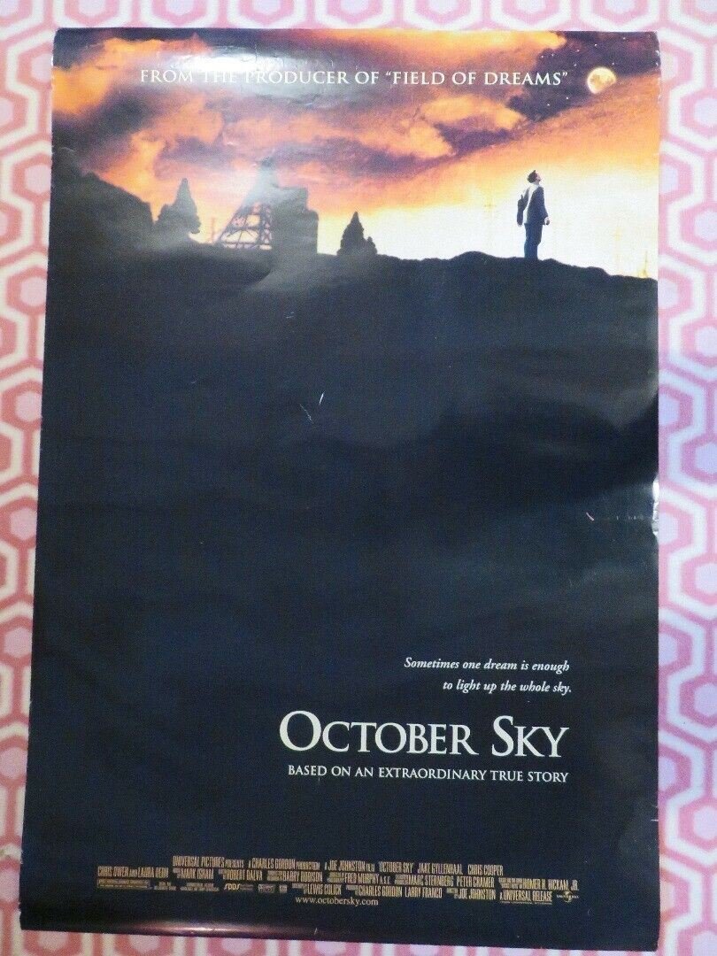 OCTOBER SKY US ONE SHEET ROLLED POSTER JAKE GYLLENHALL CHRIS COOPER Movie posters