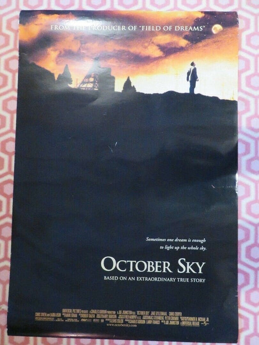 OCTOBER SKY US ONE SHEET ROLLED POSTER JAKE GYLLENHALL CHRIS COOPER Movie posters