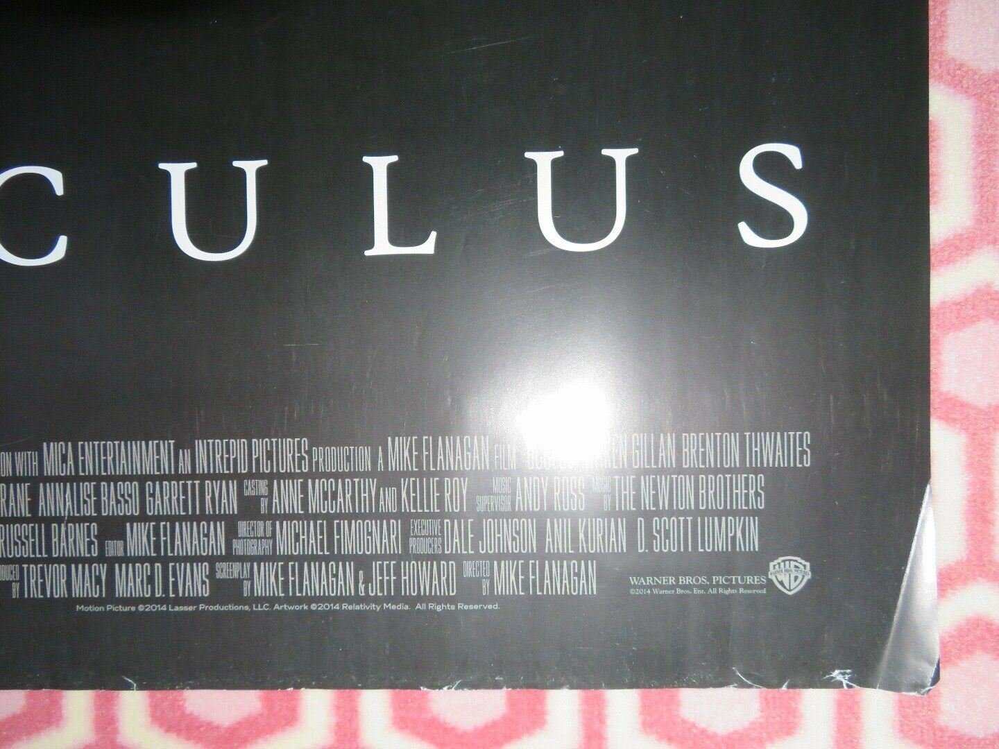 OCULUS QUAD (30"x 40") ROLLED POSTER 2013 HORROR Movie posters