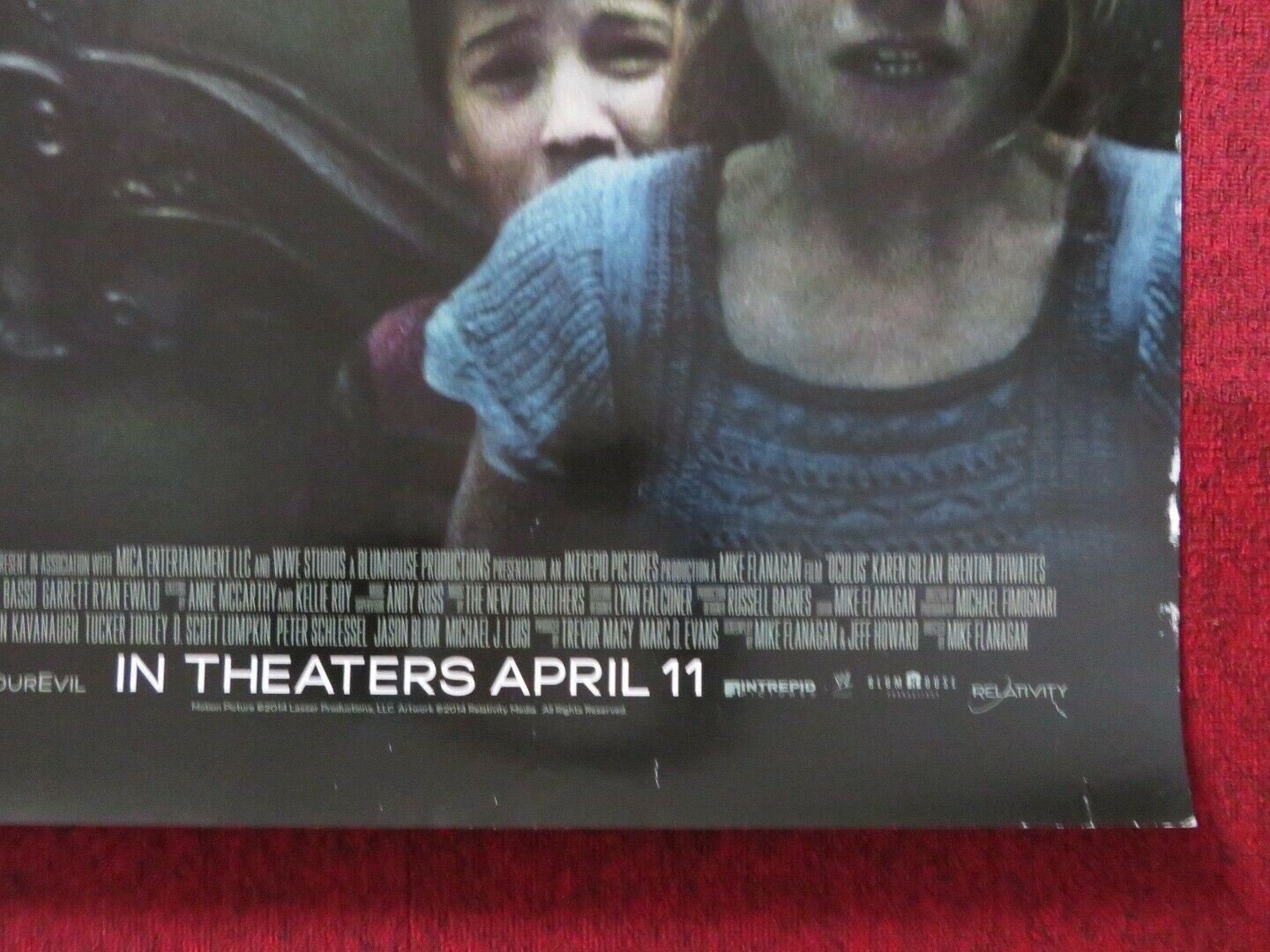 OCULUS US ONE SHEET ROLLED POSTER KAREN GILLAN 2013 - Rendezvous Cinema