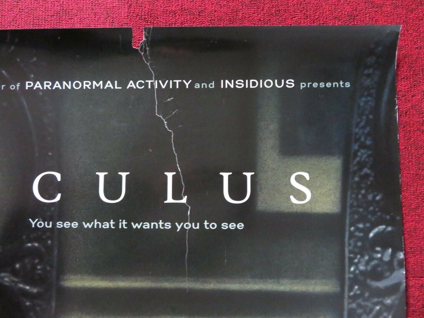 OCULUS US ONE SHEET ROLLED POSTER KAREN GILLAN 2013 - Rendezvous Cinema