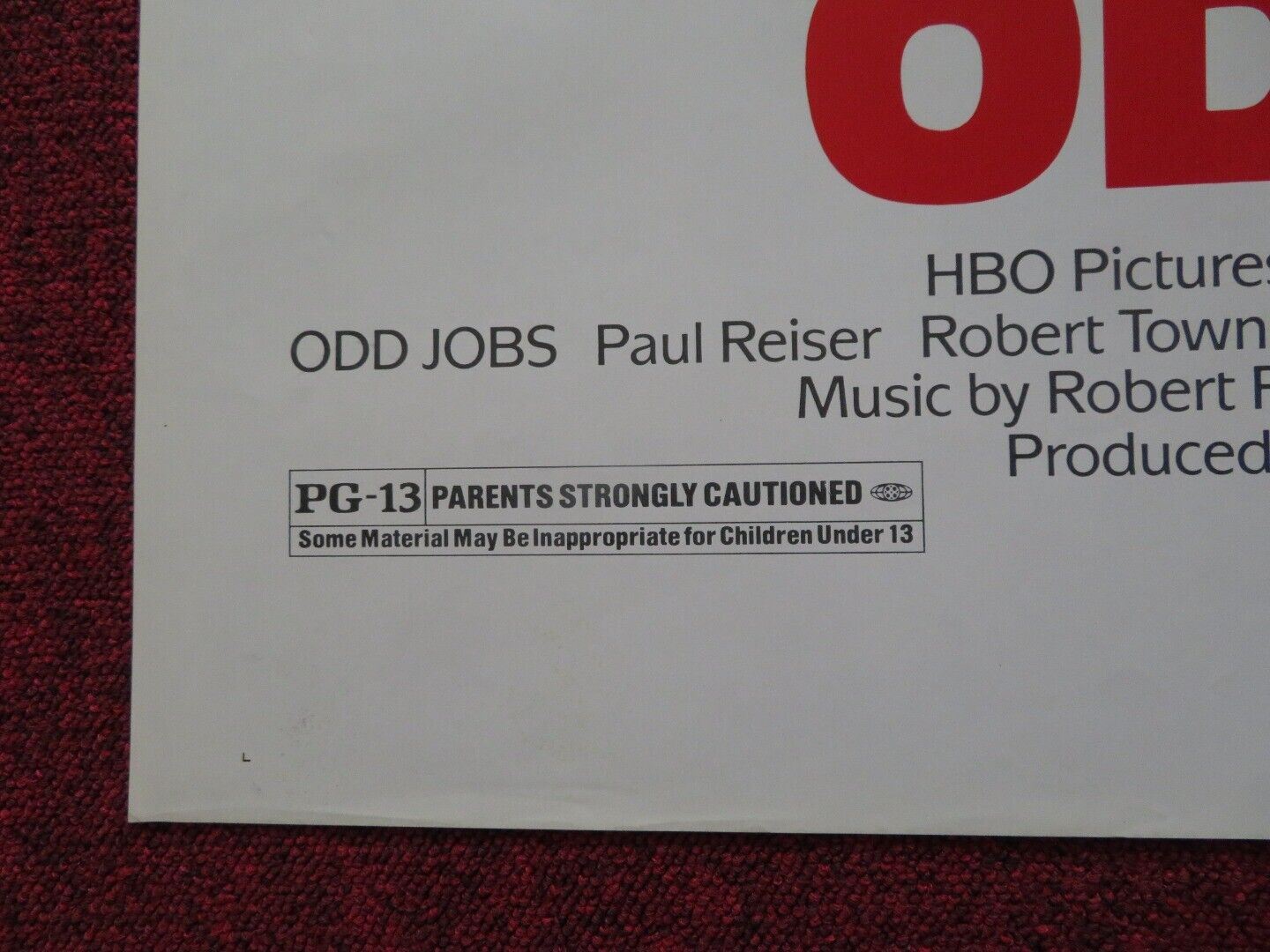 ODD JOBS US ONE SHEET POSTER PAUL REISER ROBERT TOWNSEND 1985 Movie posters