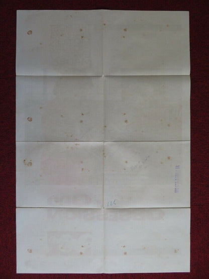 ODD OBSESSION FOLDED US ONE SHEET POSTER MACHIKO KYO GANJIRO NAKAMURA 1960 Movie posters