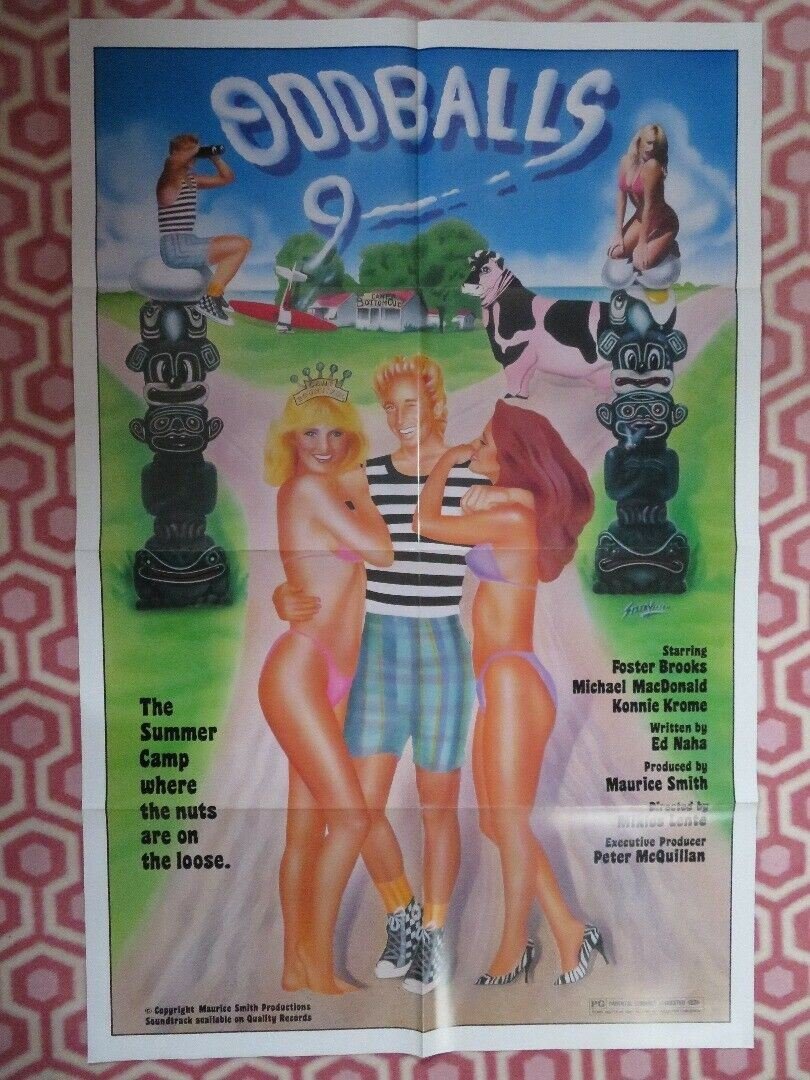 ODDBALLS US ONE SHEET POSTER FOSTER BROOKS MIKE MACDONALD 1984 Rendezvous Cinema Movie posters