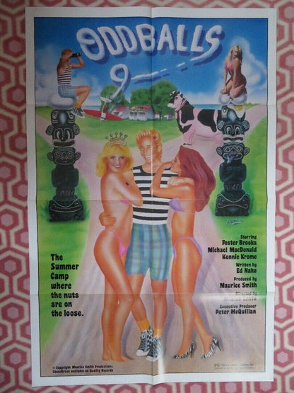 ODDBALLS US ONE SHEET POSTER FOSTER BROOKS MIKE MACDONALD 1984 Rendezvous Cinema Movie posters