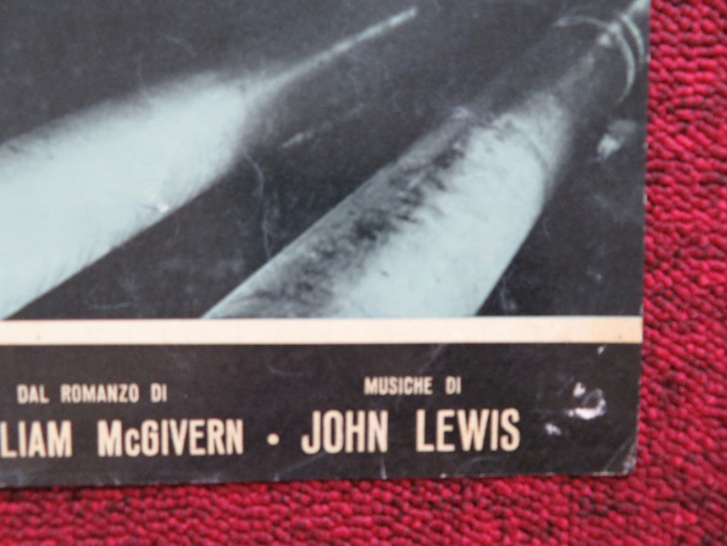 ODDS AGAINST TOMORROW ITALIAN FOTOBUSTA POSTER HARRY BELAFONTE ROBERT RYAN 1959 Rendezvous Cinema Movie posters